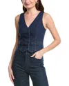 Paige Antonella Vest In Edinburgh In Blue