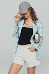 Paige Archie High-rise Denim Cut-off Shorts