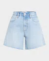 Paige Archie Long Denim Shorts