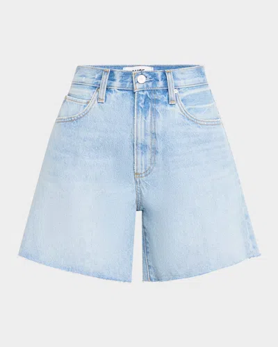 Paige Archie Long Denim Shorts