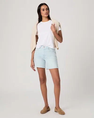 Paige Archie Denim Shorts In Blue