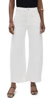 Paige Arellia Ankle Barrel Leg Jeans In Tonal Ecru