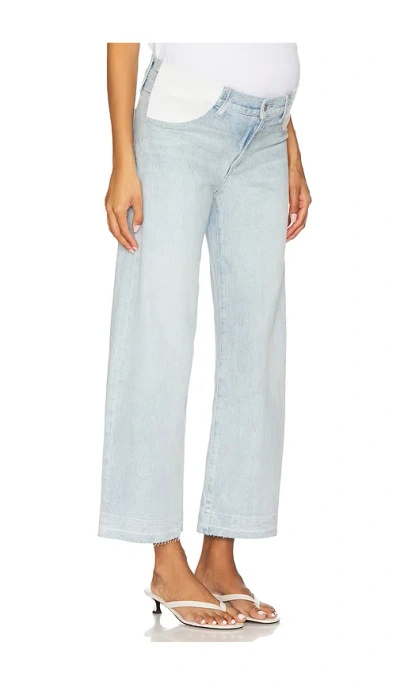 Paige Arellia Ankle Maternity Jeans In Blue