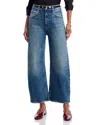 Paige Arellia High Rise Ankle Seamed Barrel Jeans In Stones In Blue
