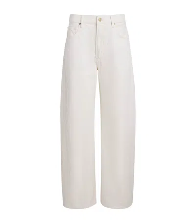 Paige Arellia High-rise Barrel Jeans In White