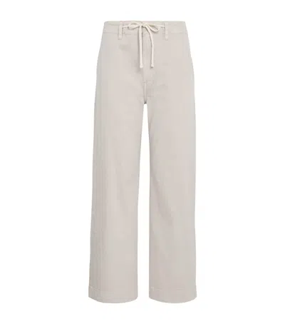 Paige Arellia High-rise Barrel-leg Jeans In Neutral