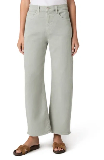 Paige Anessa High Rise Wide Leg Jeans In Vintage Seaglass In Green