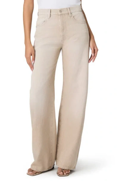 Paige Arellia High Rise Barrel Jeans In Soft Sepia In Multi
