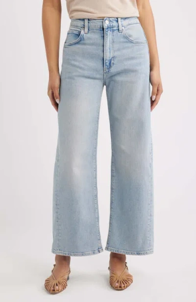 Paige Arellia High Waist Skimmer Barrel Jeans In Blue