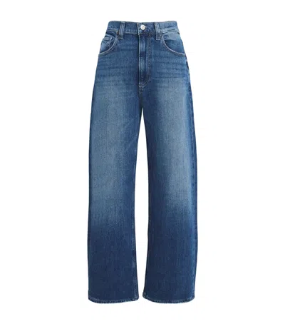 Paige Arellia High-rise Barrel Ankle Jeans In Blue