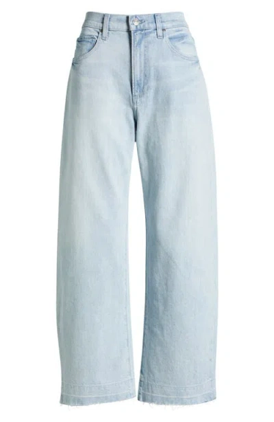PAIGE PAIGE ARELLIA RELEASE HEM HIGH WAIST ANKLE BARREL JEANS