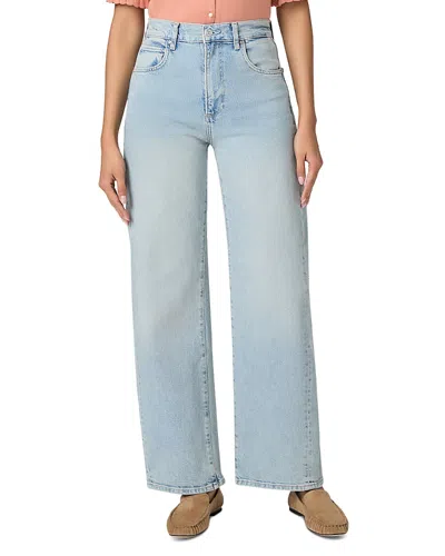Paige Arellia Skimmer High Rise Barrel Leg In Marvista In Blue