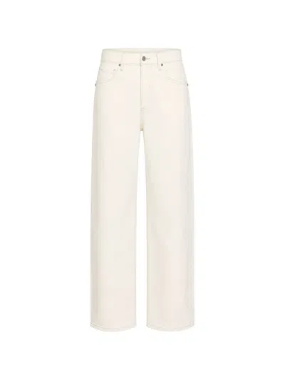 Paige Arellia Skimmer Wide-leg Jeans In White