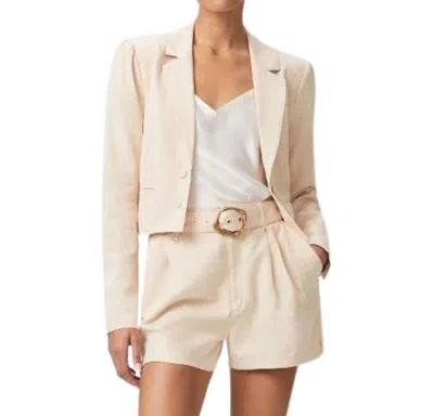 Paige Argentina Blazer In Ecru In White