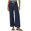 Paige Ari Drawstring Wide Leg Pants In Vintage Navy Seascape