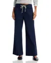 Paige Ari Wide-leg Tie-waist Utility Pants In Vintage Navy Seascape