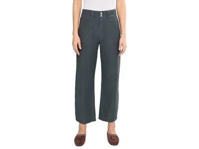 Paige Ari With Waistband Tie And Stitch Thru Pockets In Vintage Utaupia In Green