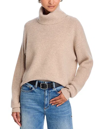 Paige Aria Cashmere Turtleneck Sweater In Neutral