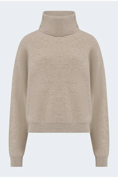 Paige Aria Sweater In Light Beige Heather In Neutral