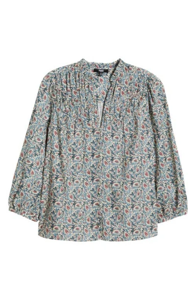 PAIGE PAIGE ARLETTE PLEATED PEASANT TOP