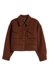 Paige Womens Cappucino Ashtyn Spread-collar Buttoned-pockets Relaxed-fit Wool-blend Jacket In Cappucino