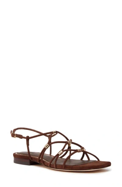 Paige Aurora Ankle Strap Sandal In Chocolate