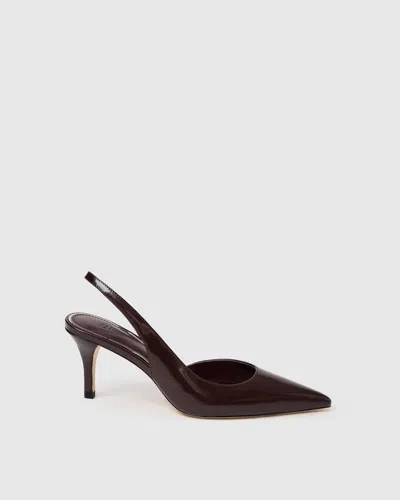 Paige Aven Pump In Burgundy