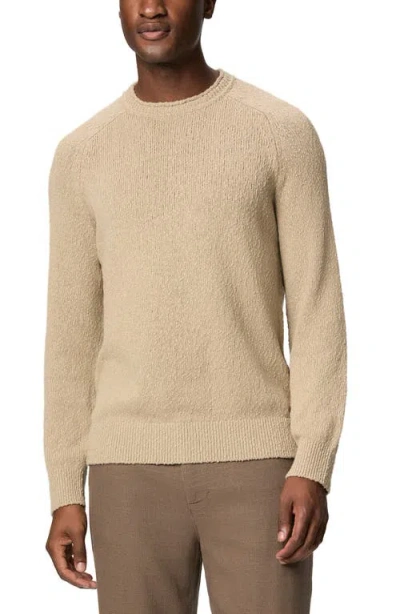 Paige Banuelo Bouclé Cotton Crewneck Sweater In Neutral