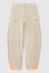 Paige Alexis Cargo Jeans - Blonde Sand Blonde Sand In Blonde Sand