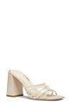 Paige Becca Block Heel Sandal In Bone