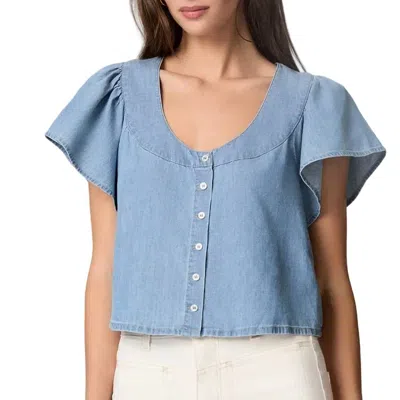 Paige Belle Top In Palos Verdes In Blue