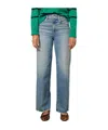 Paige Belt-loop Jeans In Blue