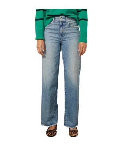 Paige Belt-loop Jeans In Blue
