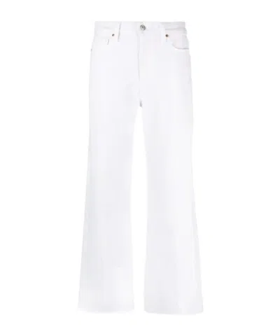 Paige Belt-loop Jeans In White