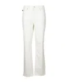 Paige Belt Loop With Jeans In White