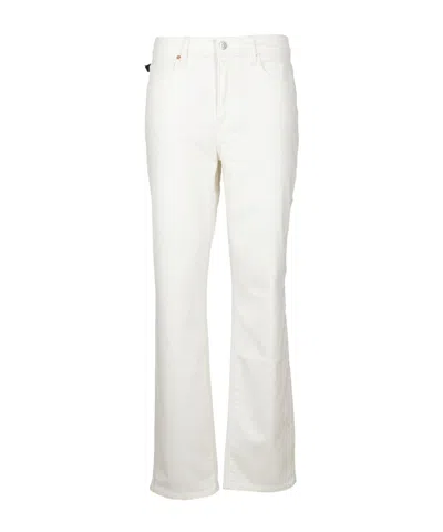 Paige Belt Loop With Jeans In White