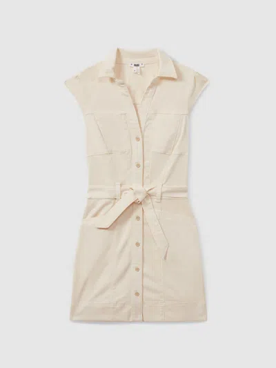 Paige Belted Denim Mini Dress