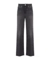Paige Sasha Jeans Viper Black Distressed In Black