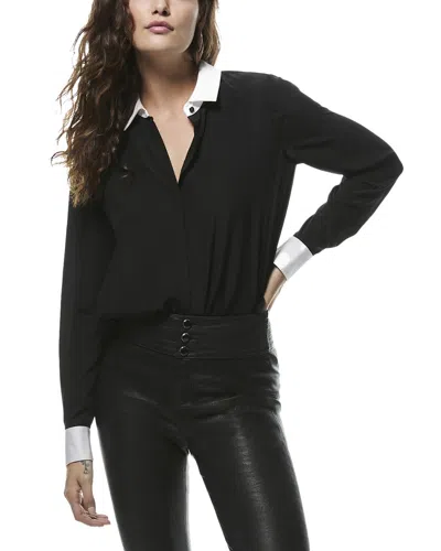 Paige Benton Silk Shirt In Black