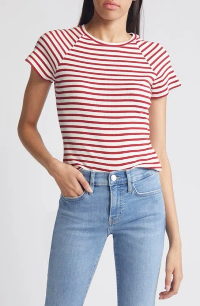 Paige Bijou Tee Ivory Multi Stripe