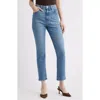 Paige Billy High Waist Ankle Straight Leg Jeans In Blue