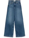 Paige Harper Wide Leg Jeans In Blue