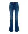 Paige Bootcut Cotton-blend Jeans In Blue