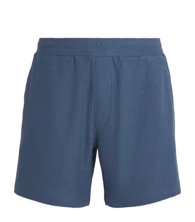Paige Bouclé Elijah Shorts In Blue