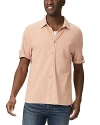 PAIGE BRAYDEN ROLL TAB SHORT SLEEVE BUTTON DOWN SHIRT