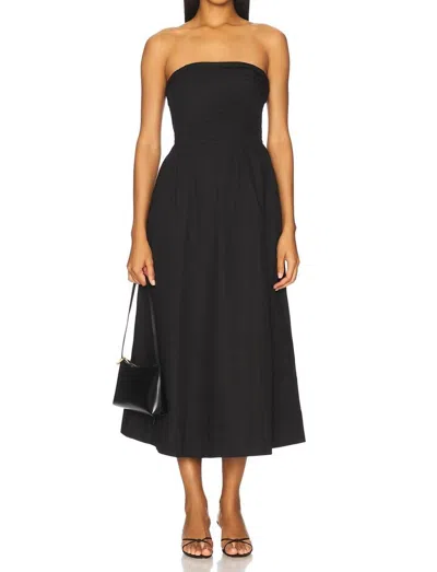 Paige Braylee Midi Dress In Black