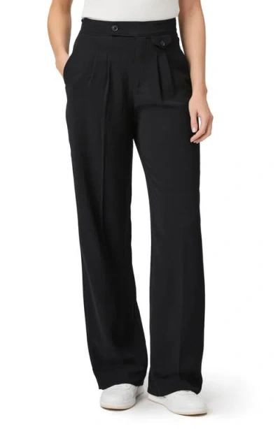 Paige Brigida Straight Leg Pants In Black