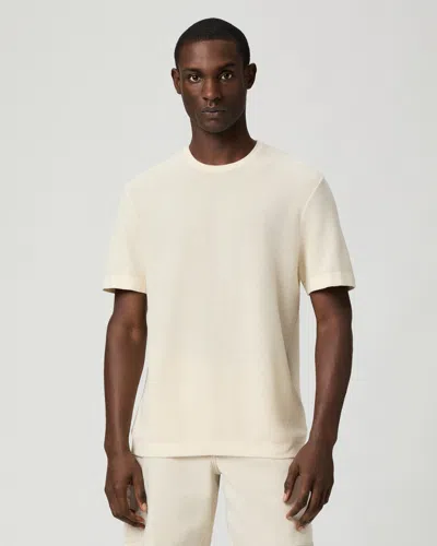 Paige Mens Silt Brimmer Cotton-linen Sweat T-shirt In Multi