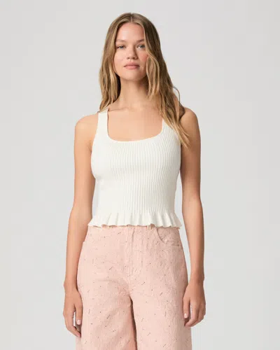 Paige Bronwyn Tank Top In White