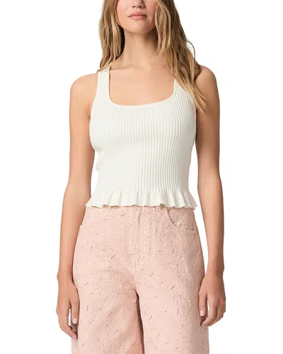 Paige Cotton-blend Bronwyn Tank Top In White